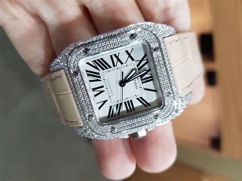 cartier santos midsize automatic|cartier santos sizes.